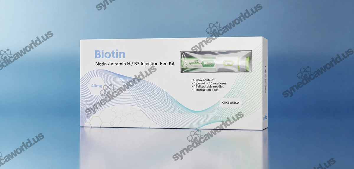 Synedica Biotin 40mg Injection Pen Kit