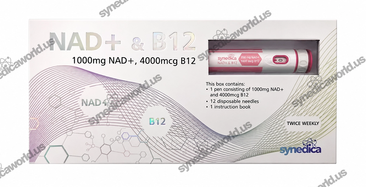 Synedica NAD+ & B12 1008mg Injection Pen Kit